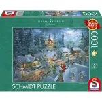 Dėlionė Schmidt Spiele 57529 &bdquo;Thomas Kinkade Studios &ndash; Santa's Silent Night&ldquo; 1000 dalių