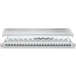 D&auml;twyler unilan CSA 24/8 Cat.6A ekranuotas 24 prievadų 1U pach panelis, &scaron;viesiai pilkas RAL 7035 417980