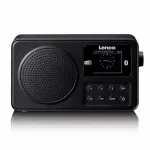 Lenco PDR-033BK ne&scaron;iojamas DAB+/FM radijas su Bluetooth ir įkraunama baterija - juodas