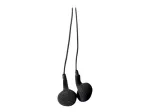 Exertis Connect laidinės ausinės su mikrofonu? Ne, be mikrofono, juodos, 3,5 mm 059832