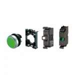 Eaton M22-DL-G-K10LED-BVP &scaron;viečiantis mygtukas, priekinis žiedas i&scaron; plastiko 110930