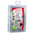 Fischer MEISTER-BOX UX 75 vnt. sraigtų ir kai&scaron;čių rinkinys