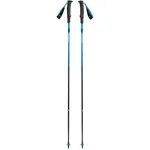 Trekking lazdos Distance Carbon Z, Fitness Device Anthracite/Blue, 1 pora, 105 cm