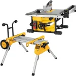 DEWALT stalinis pjūklas 210 mm su stovu