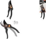 Bradas V-SERIES genėjimo žirklės su atlenkiamuoju peiliu, antracito/oranžinės spalvos, SK5 plieno geležtė su PTFE danga, 22 mm pjūvis KT-V1029
