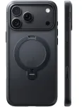 TORRAS Ostand Q3 Spin &ndash; dėklas iPhone 18 Pro / 17 Pro, suderinamas su MagSafe (juodas)