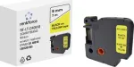 Renkforce RF-LT-D40918 etikečių spausdinimo juosta, pakeičia DYMO D1 40918, 9 mm, geltona, juodas tekstas, 7 m