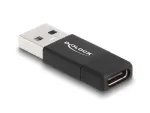 DeLOCK 60001 Jungties keitiklis USB A į USB C, juodas