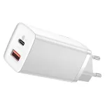Baseus CCGAN2L-B02 Įkroviklis AC Greitasis Įkrovimas 20V 1xUSB 1xType-C Baltas