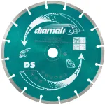 Pjovimo diskas deimantinis Makita Diamak betonui, marmurui, &scaron;iferiui, mink&scaron;tai plytai, cemento blokui 115 mm (D-61123)