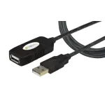 Techly IUSB-REP10TY aktyvus USB 2.0 ilginimo kabelis, 10 m