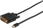 MicroConnect MDPDVI2B vaizdo kabelio adapteris 2 m Mini DisplayPort DVI-D juodas