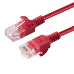 Microconnect V-UTP6A10R-SLIM tinklo kabelis raudonas 10 m Cat6a U/UTP (UTP)