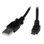 StarTech.com 2 m Micro USB laidas - A į žemyn kampu Micro B