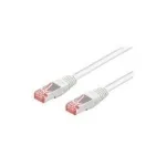 Wentronic Goobay CAT 6 jungiamasis laidas, S/FTP (PiMF), baltas, 50 m - LSZH halogenų neturintis, varinis (93510)
