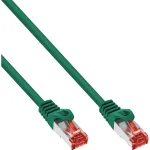 InLine Patch Laidas S/FTP PiMF Cat.6 250MHz varinis halogeno neturintis žalias 0,25m