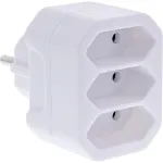 Ki&scaron;tukinis adapteris Type F į Type C InLine 16471A baltas