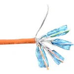 InLine kieto laido montavimo kabelis 250 MHz S/STP Cat.6 CU AWG23 halogen free 500 m