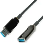 ROLINE USB laidas 12.04.1077 20 m USB 3.2 Gen 1 juodas