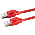 DRAKA jungiamasis laidas Cat.6 Class E HP-FTP UC400 LSOH Raudonas 3m