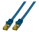EFB-Elektronik RJ45 jungiamasis kabelis Cat.6A S/FTP LSZH Cat.7 žaliava mėlynas 1m (MK7001.1BL)
