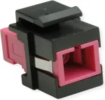 ROLINE Fibre Optic Keystone SC/SC Simplex Multimode OM4 &ndash; daugiamodis &scaron;viesolaidinis keystone modulis