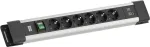 Prailginimo blokas Bachmann CONNECTUS BM005920 &mdash; 6x CEE7 lizdai, 1x USB-A 22W, 2,0 m laidas