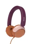 Philips 2000 serijos TAK2000MP/00 ausinės vaikams, laidinės, USB-C, oranžinė/violetinė/rožinė