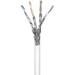 Wentronic Goobay CAT 6 tinklo kabelis, S/FTP (PiMF), baltas, 100 m - CCA vario mi&scaron;inys, AWG 23/1 (vientisas), PVC (94223)