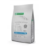 Nature's Protection White Dogs sausa suaugusių mažų veislių &scaron;unų ėdalo su silkėmis 1,5 kg