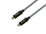 USB-C į USB-C laidas EQUIP 3,0 m &mdash; USB 3.2 Gen 2x2, 20 Gbps, PD 240W, 4K@60Hz, juodas