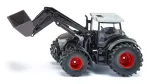 Siku 1990 Fendt 942 Vario traktoriaus modelis su priekiniu krautuvu