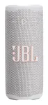 Ne&scaron;iojamas monofoninis garsiakalbis JBL Grip Mono White &ndash; 16 W RMS, Bluetooth, USB-C, įmontuota baterija