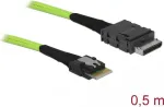 DeLOCK 85801 OCuLink kabelis, PCIe SFF-8611 į Slim SAS SFF-8654 4i, 0,5 m