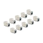 DeLOCK 88120 plok&scaron;čias RJ-45 keystone modulis, pilkas, 10 vnt.