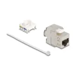 Delock 90723 Keystone modulis slim RJ45 į LSA Cat.6A, ekranuotas, 180 laipsnių, be įrankių