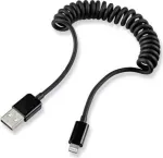 USB 2.0 kabelis su Apple Lightning jungtimi Renkforce RF4087422, 1x USB-A į 1x Lightning, 0,95 m, juodas