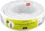 Wentronic 49760 Koaksialinis kabelis baltas