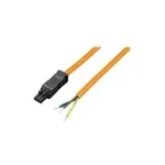 Rittal SZ 2500500 LED sistemos &scaron;viestuvo jungiamasis laidas, 100-240 V, 3 m, oranžinis