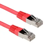 ACT IB5000 Cat6a S/FTP PiMF tinklo jungiamasis kabelis, 0,5 m, raudonas