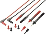 VOLTCRAFT MSL-850 Premium silikoniniai matavimo laidai su paauksuotais kontaktais 1.2 m, pora (VC-17312690)