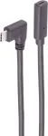 ShiverPeaks SHVP BS13-54025 - USB 3.2 laidas, 90&deg; C ki&scaron;tukas į lizdą, 1,0 m