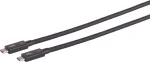 USB-C kabelis ShiverPeaks 13-72025 Type-C į Type-C TB4 UltraFlex 1 m