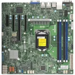 Pagrindinė plok&scaron;tė Supermicro X12STL-F-B, LGA 1200, Intel C256, mATX