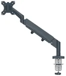 Leitz Ergo Space Saving vieno monitoriaus laikiklis, 9 kg, 43,2 cm (17 col.), 81,3 cm (32 col.), 75 x 100 mm, auk&scaron;čio reguliavimas, pilka