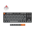 Keychron K8 Max klaviatūra, juoda, 80 % TKL, USB / RF belaidė / Bluetooth