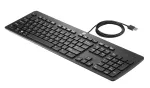 HP USB Business Slim klaviatūra, pilno dydžio (100%), laidinė, USB, juoda