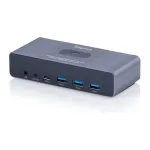 KVM jungiklis DIGITUS DS-12856 USB-C/USB-A 2 prievadų Dual HDMI 4K60Hz (USB 3.2 Gen 1)