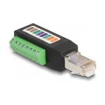 DeLOCK RJ45 ki&scaron;tukas Cat.5e į gnybtų bloką adapteris 90&deg; kampu