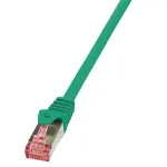 Tinklo kabelis LogiLink 1m RJ-45 Cat6 S/FTP Žalias